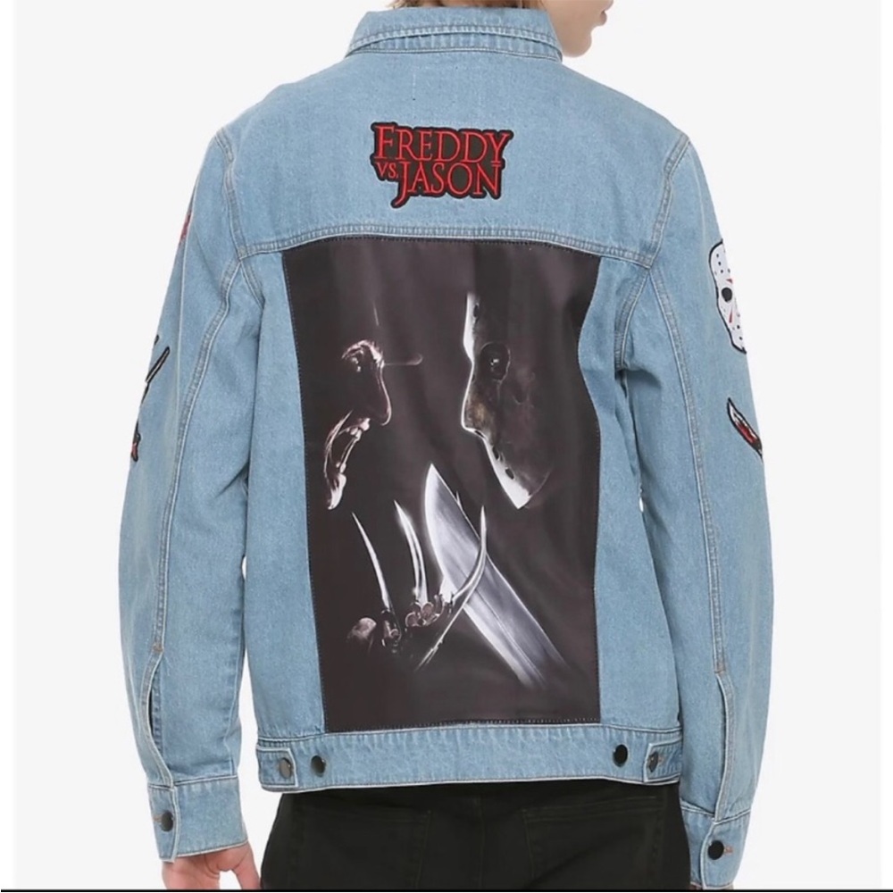 Freddy vs. Jason Men’s‎ Denim Jacket Sz XL